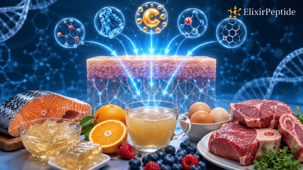 Продукты, поддерживающие синтез эластина