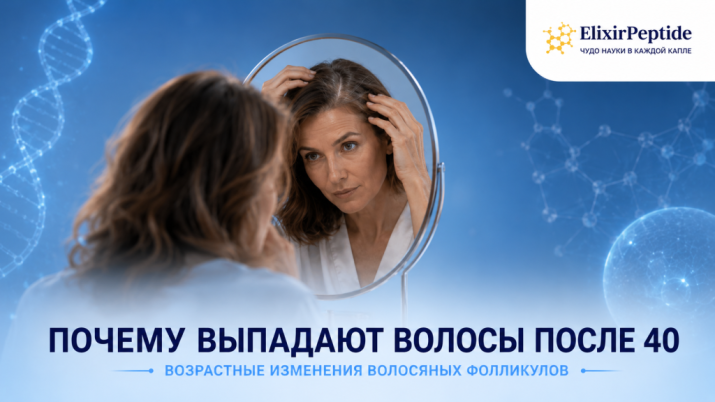 Почему выпадают волосы у женщин после 40, 50 и 60 лет